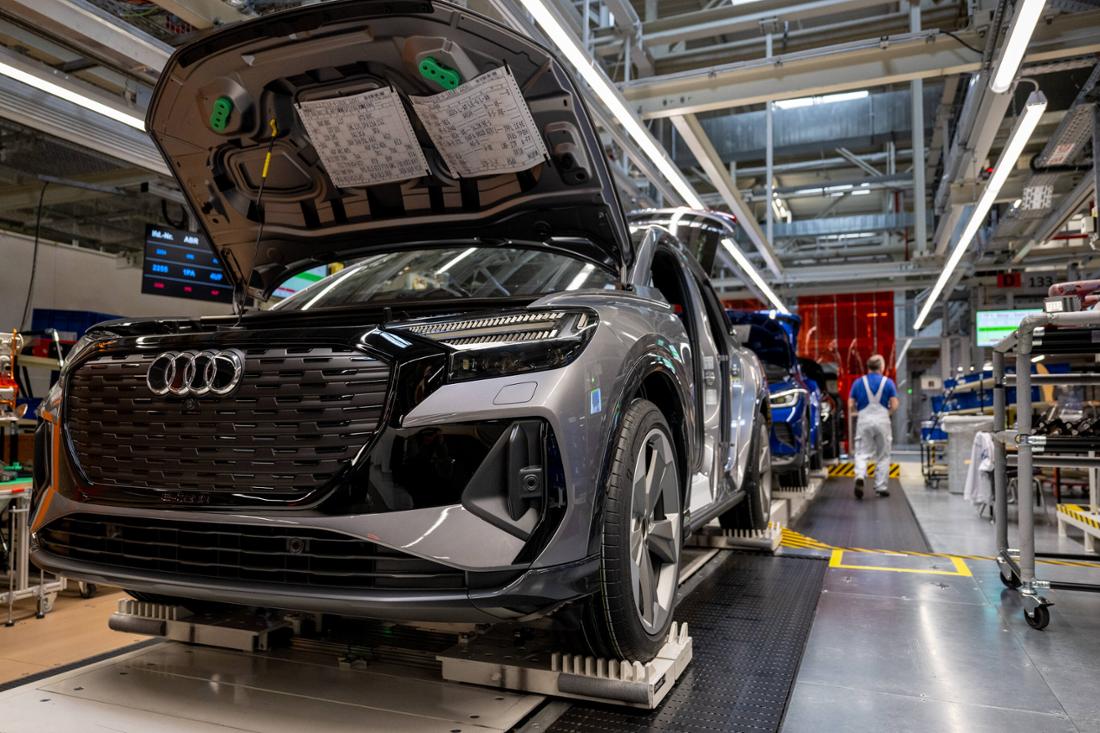 Produzione di veicoli elettrici presso Volkswagen a Zwickau