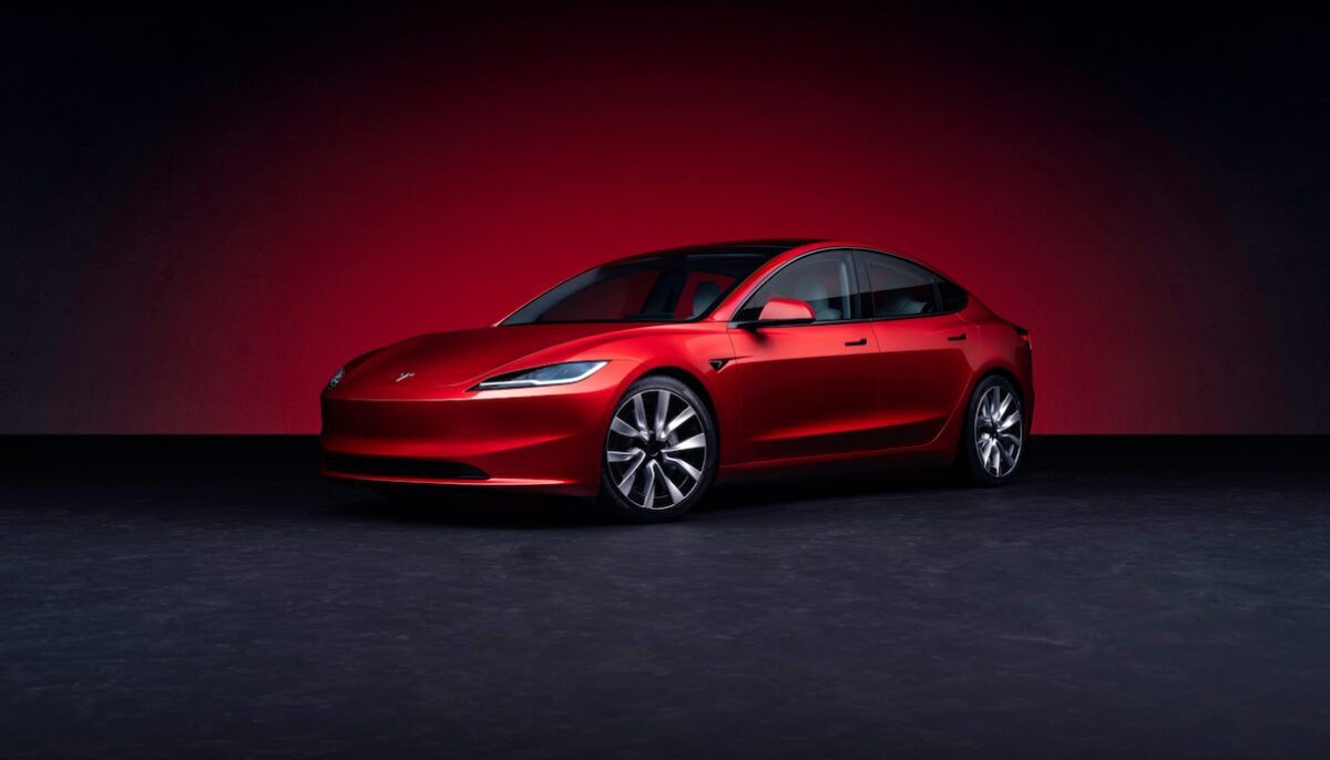 Altezze della barra anteriore della Tesla Model 3