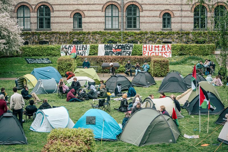 Un’università danese smette di investire in aziende della Cisgiordania in mezzo alle proteste studentesche