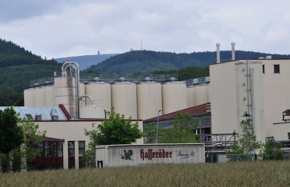 Die Hasseröder-Brauerei in Wernigerode (Sachsen-Anhalt)