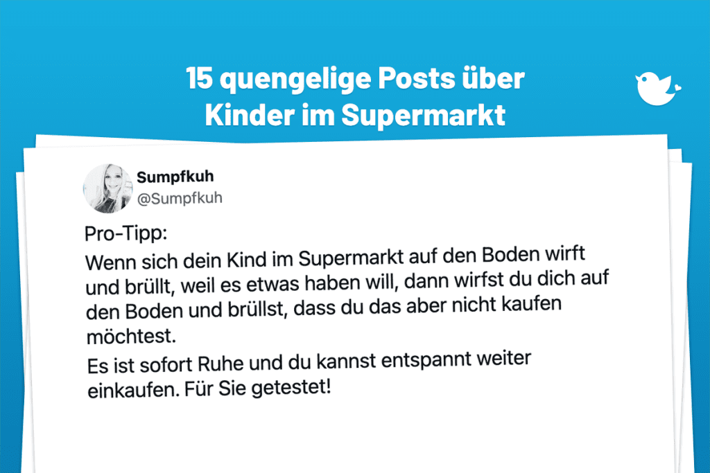 Posso averne uno? 15 post dolorosi sui bambini al supermercato