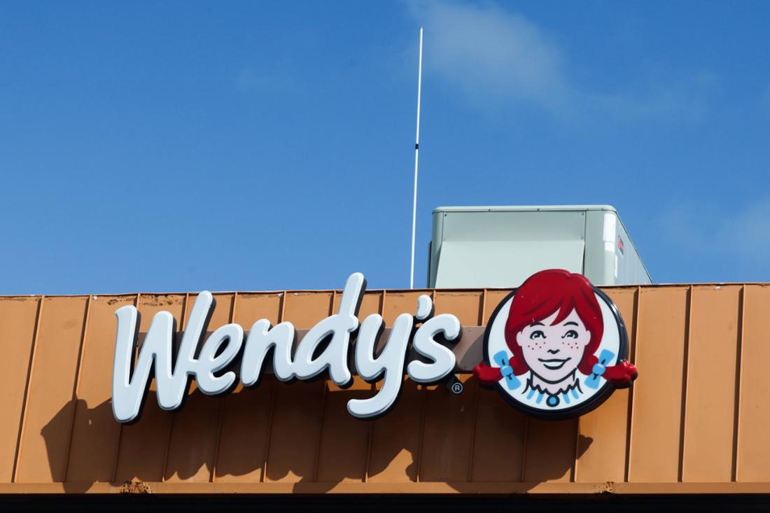 Logo del ristorante di hamburger della catena americana di fast food Wendys